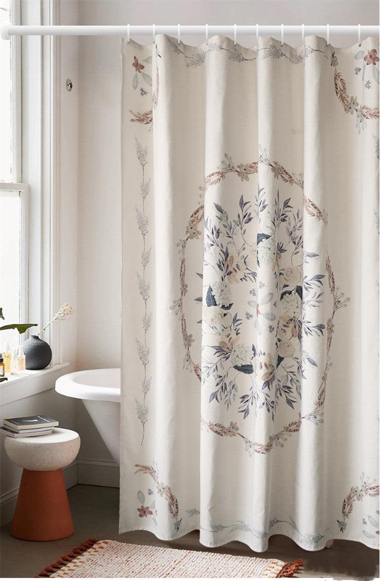 Bathroom Tarp Free Punching Thickening Bath Toilet Shower Partition Curtain Set Anti-mold - Pacisia