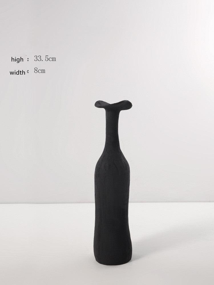 Black And White Creative Ceramic Vase Home Decoration - Pacisia