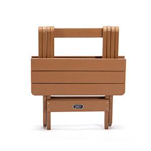 TALE Adirondack Portable Folding Side Table Square All-Weather And Fade-Resistant Plastic Wood Table Perfect For Outdoor Garden, Beach, Camping, Picnics,Ban Amazon - Pacisia