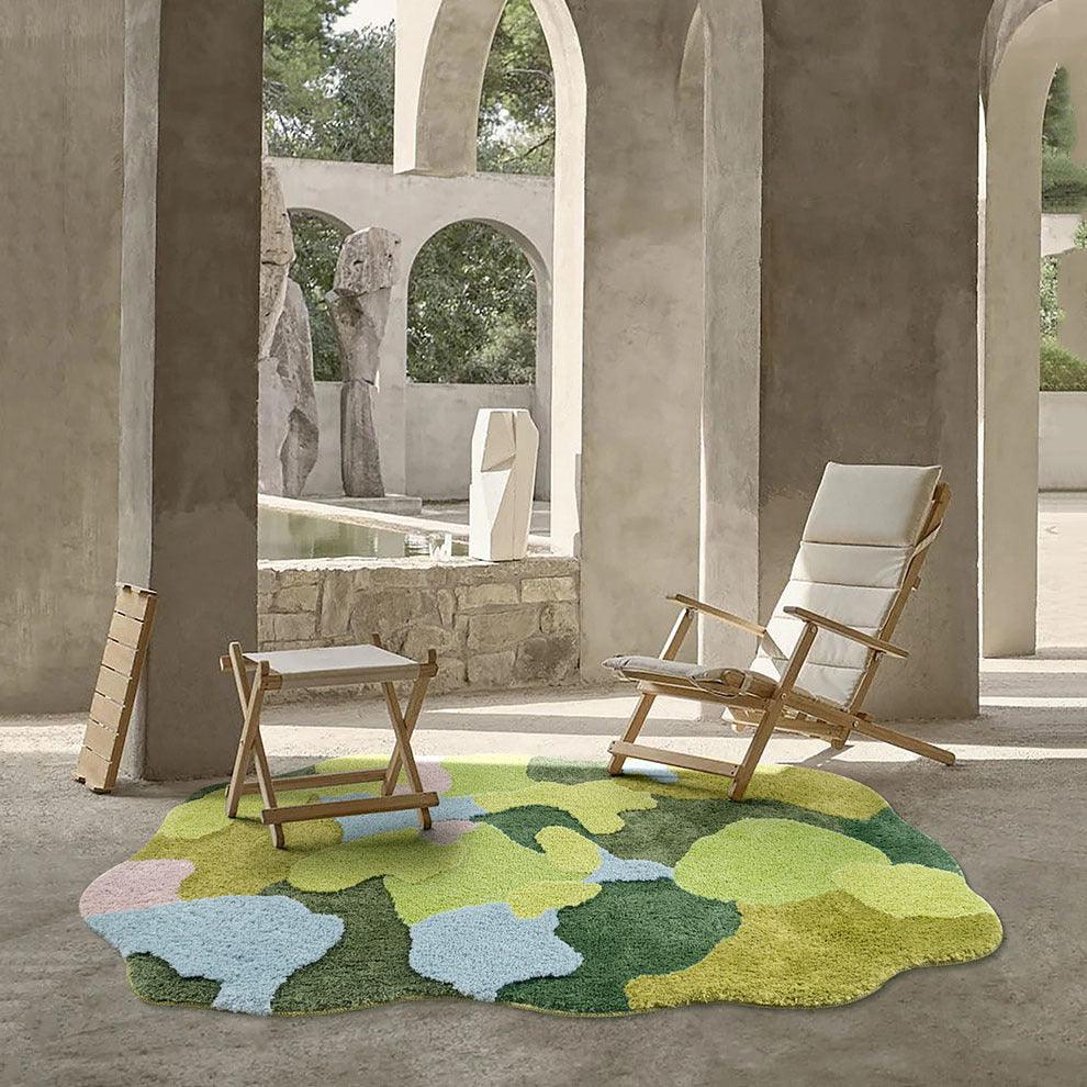 Moss Carpet Household Living Room Absorbent Flocking Carpet Bedroom Non-slip Antifouling Floor Mat - Pacisia
