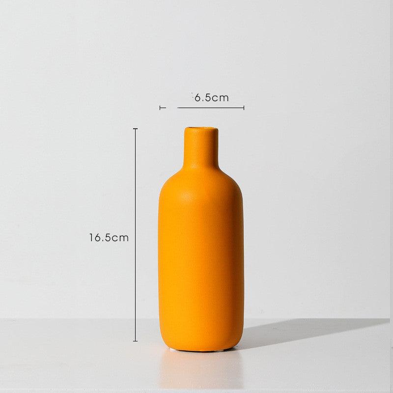 Ceramic Morandi Vase Decoration Dried Flower Arrangement - Pacisia