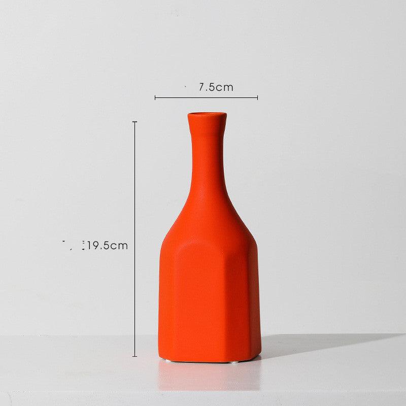 Ceramic Morandi Vase Decoration Dried Flower Arrangement - Pacisia
