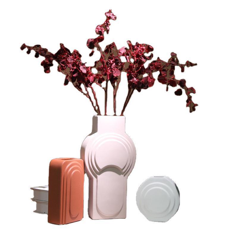 Ceramic vase flower pot flower ornament large size - Pacisia