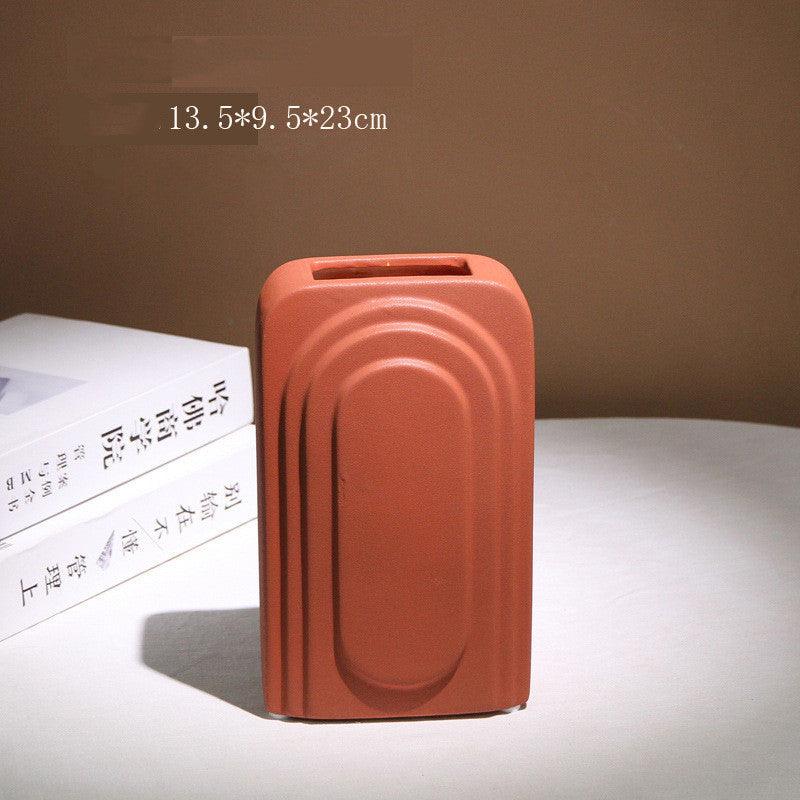 Ceramic vase flower pot flower ornament large size - Pacisia