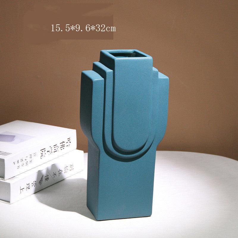 Ceramic vase flower pot flower ornament large size - Pacisia
