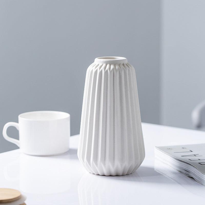 Ceramic Vase Hydroponic Origami Ornaments Modern Simple Nordic Creative - Pacisia