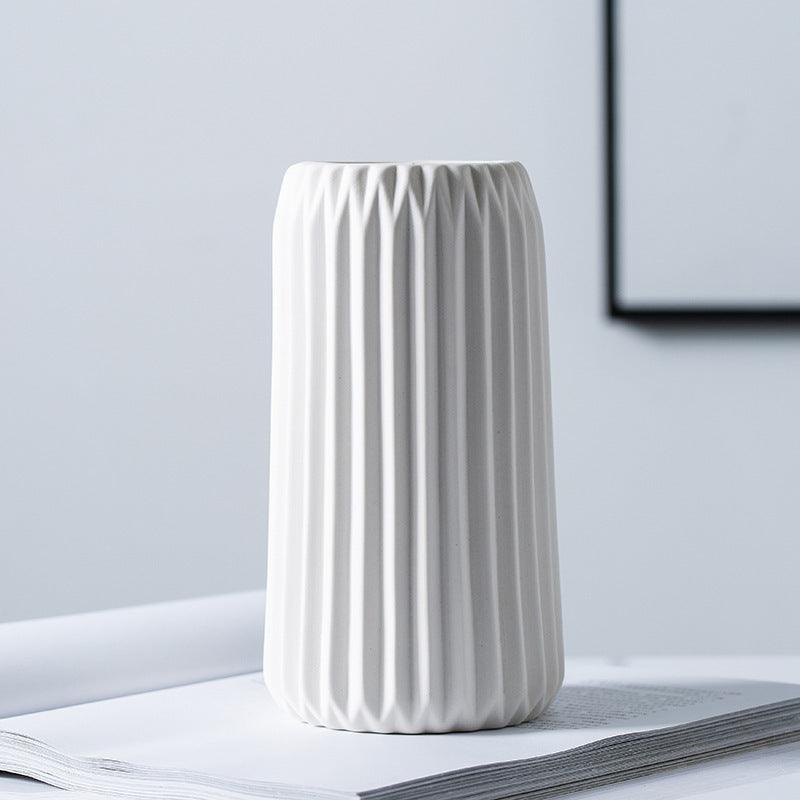 Ceramic Vase Hydroponic Origami Ornaments Modern Simple Nordic Creative - Pacisia