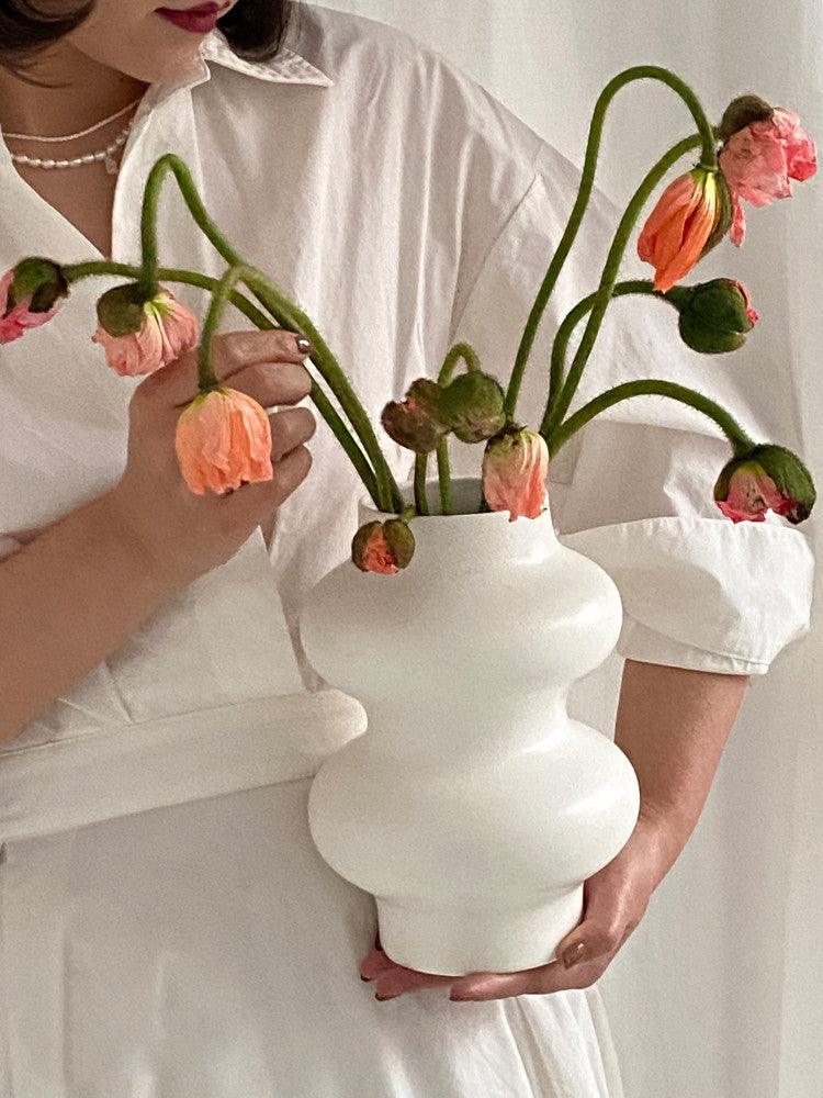 Ceramic Vase Ornament Nordic Matte Glazed Simple Niche - Pacisia