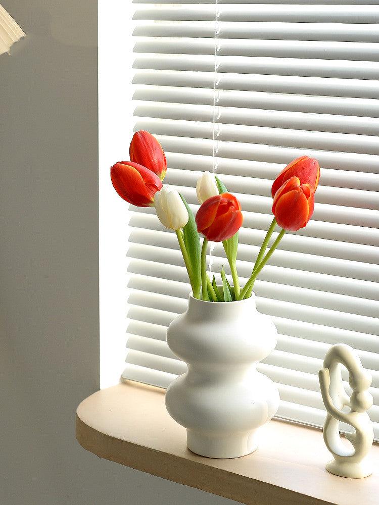 Ceramic Vase Ornament Nordic Matte Glazed Simple Niche - Pacisia