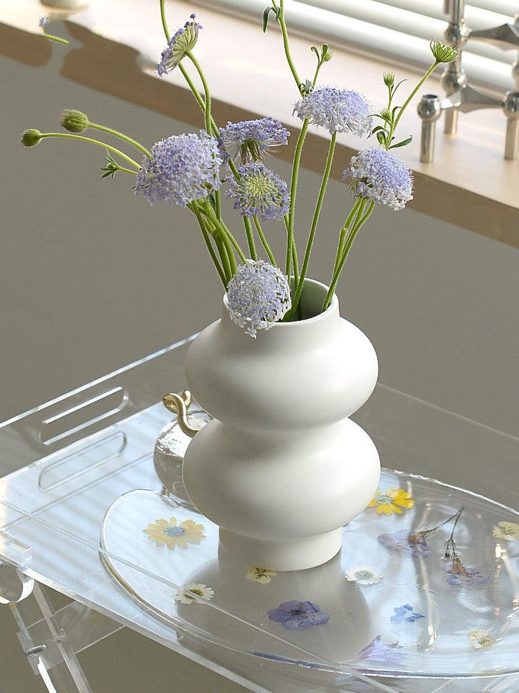 Ceramic Vase Ornament Nordic Matte Glazed Simple Niche - Pacisia