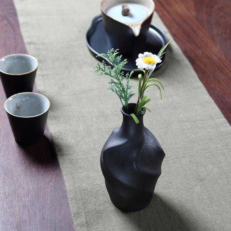 Ceramic vase simulating dry flower vase - Pacisia