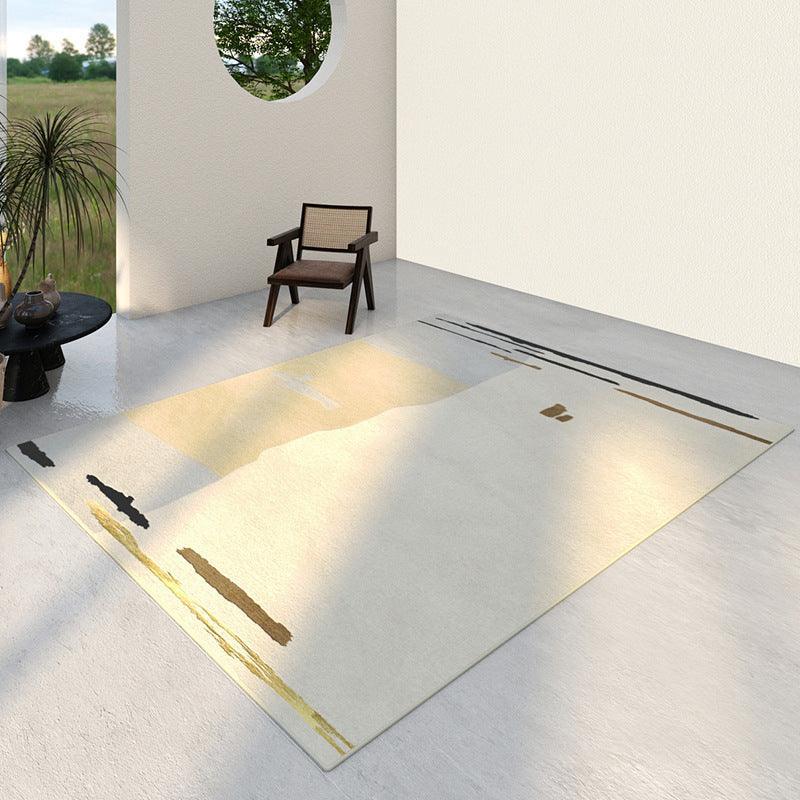 Living Room Sofa Table Carpet Household Green Abstract Loop Carpet Bedroom Bedside Blanket One Piece Dropshipping - Pacisia