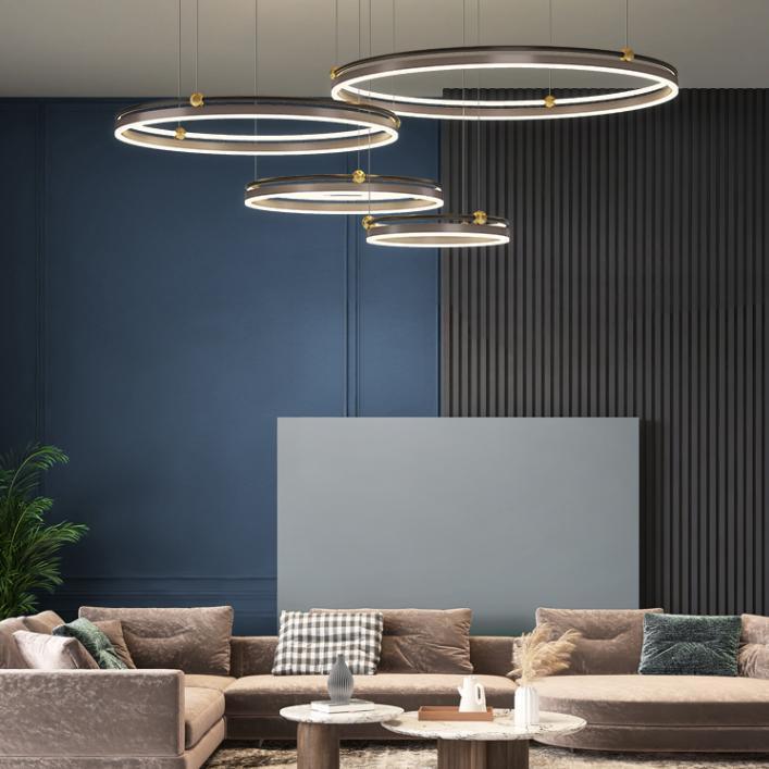 Chandelier Living Room Brushed Aluminum Bedroom Study - Pacisia