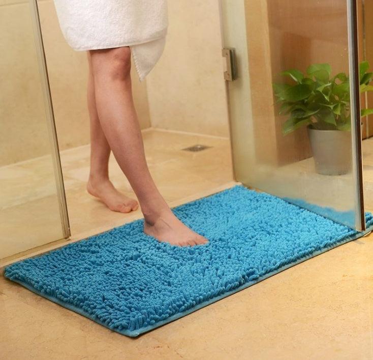 Chenille Absorbent Bathroom Non-slip Floor Mat - Pacisia