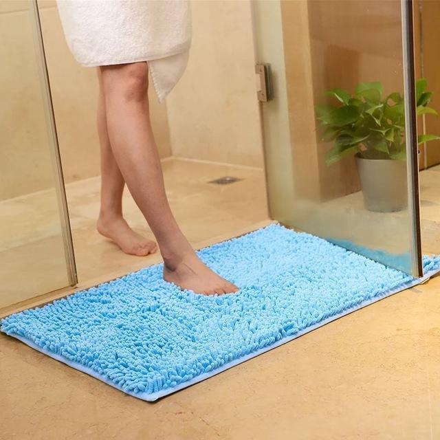 Chenille Absorbent Bathroom Non-slip Floor Mat - Pacisia