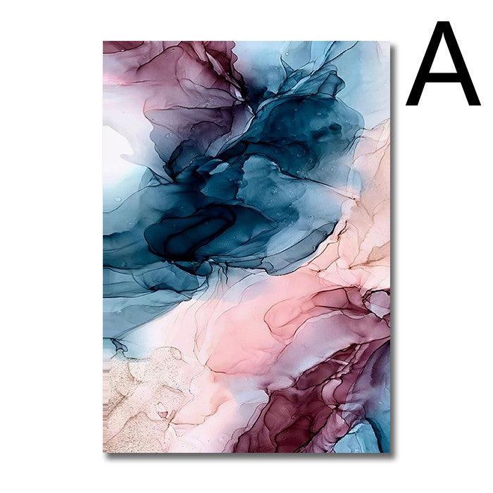 Color Cloud Canvas Poster Modern Abstract Wall Art Painting - Pacisia