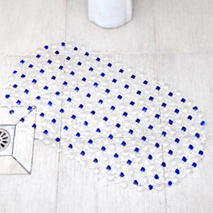 Colorful Beads Bathroom Non-slip Mat Hollow Foot Mat Suction Cup Floor Mat - Pacisia