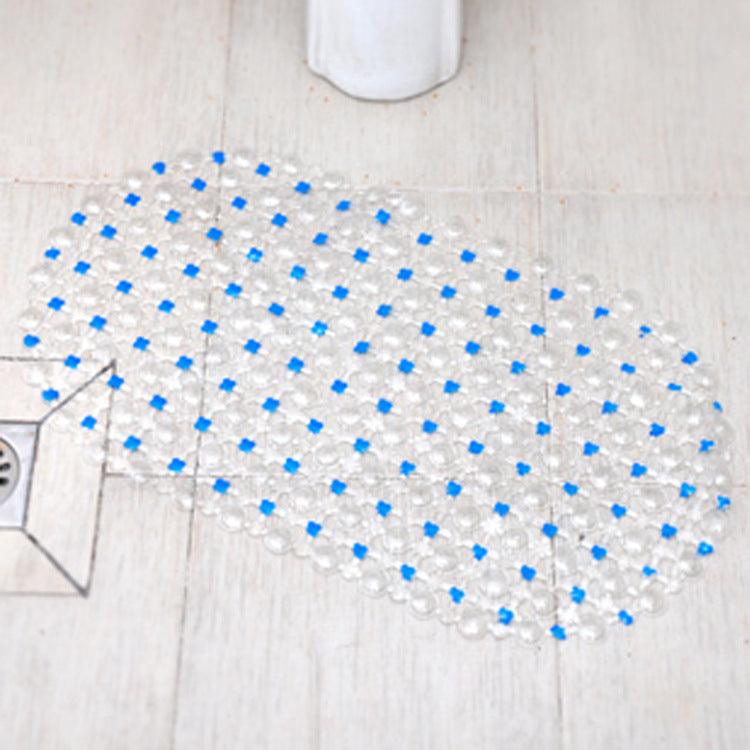 Colorful Beads Bathroom Non-slip Mat Hollow Foot Mat Suction Cup Floor Mat - Pacisia