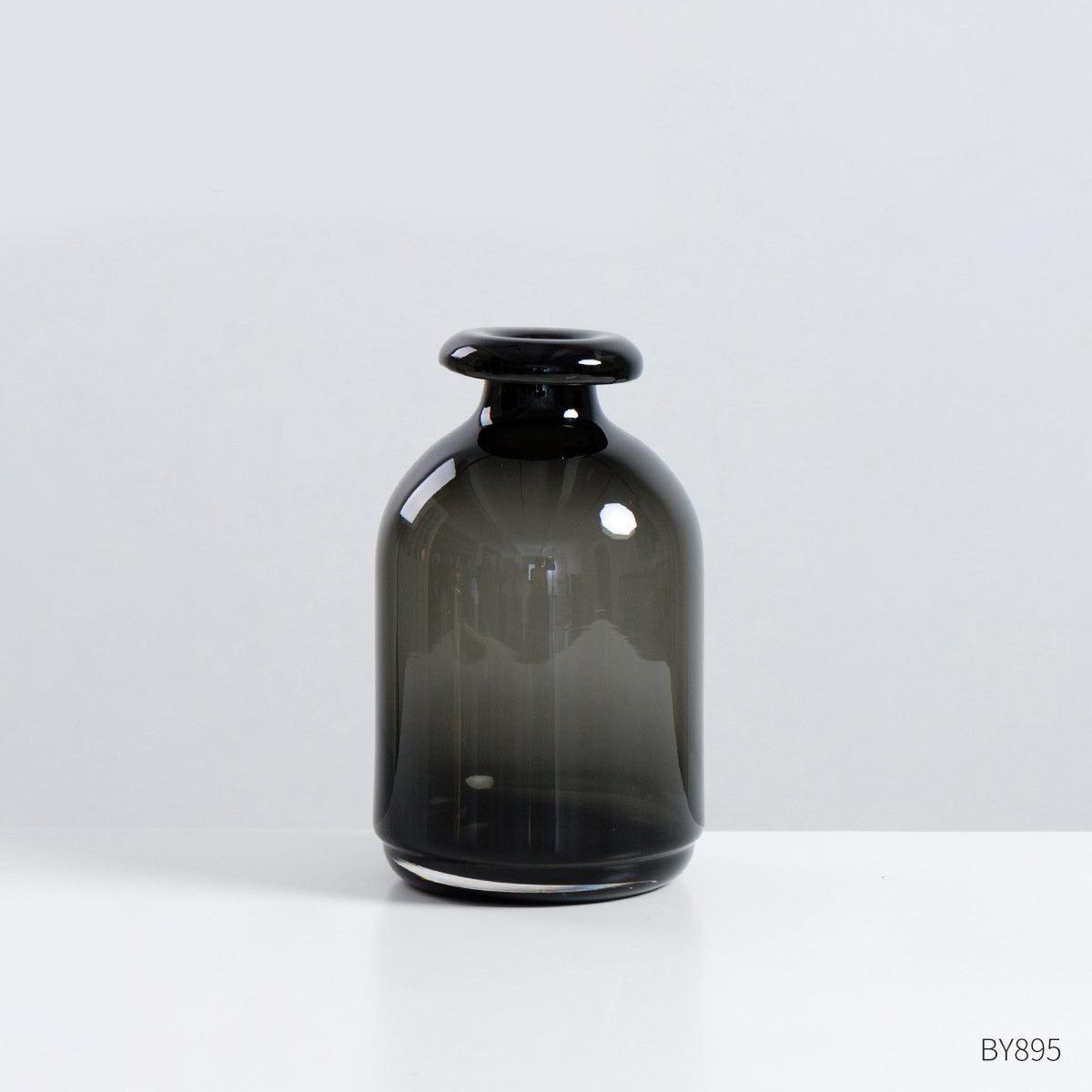 Creative And Simple Small-caliber Glass Flower Vase - Pacisia