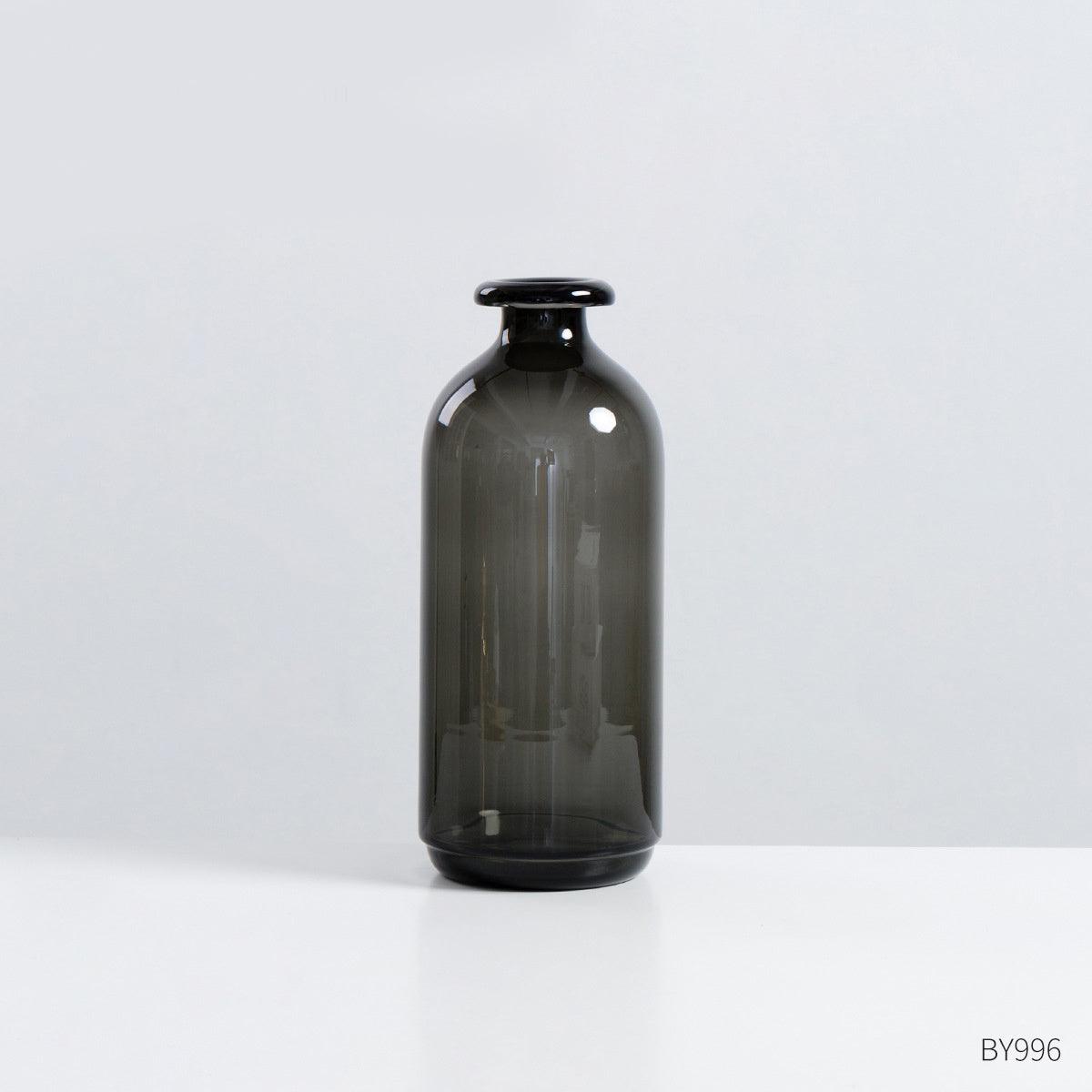 Creative And Simple Small-caliber Glass Flower Vase - Pacisia