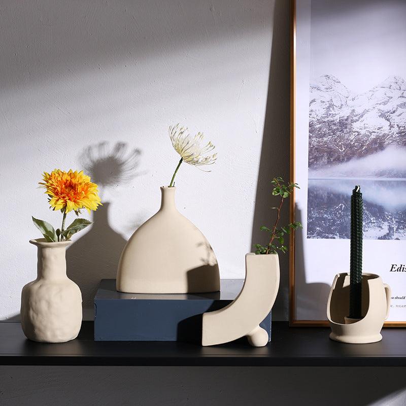 Creative ceramic vase home accessories ornaments - Pacisia