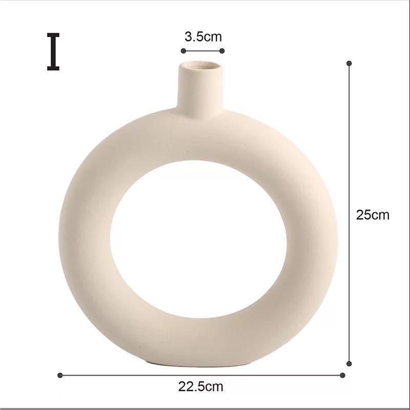 Creative ceramic vase home accessories ornaments - Pacisia