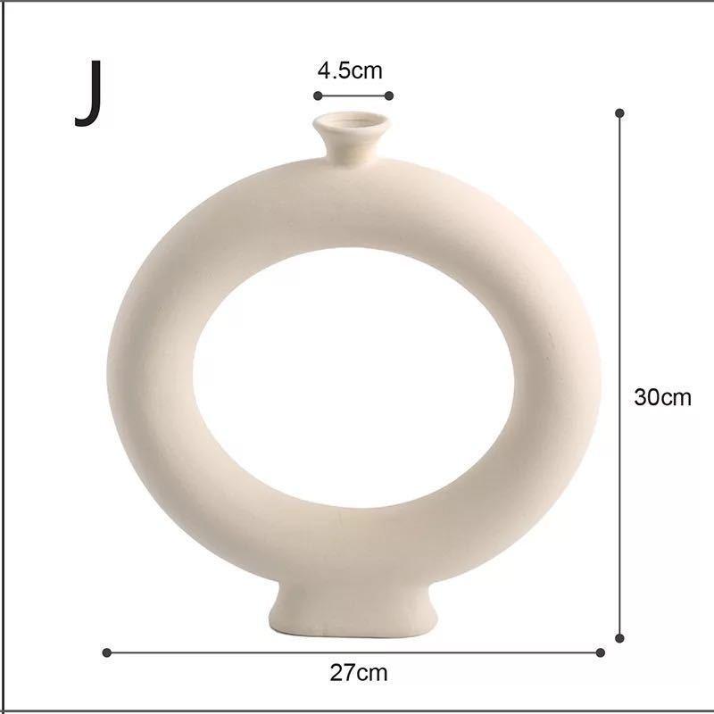 Creative ceramic vase home accessories ornaments - Pacisia