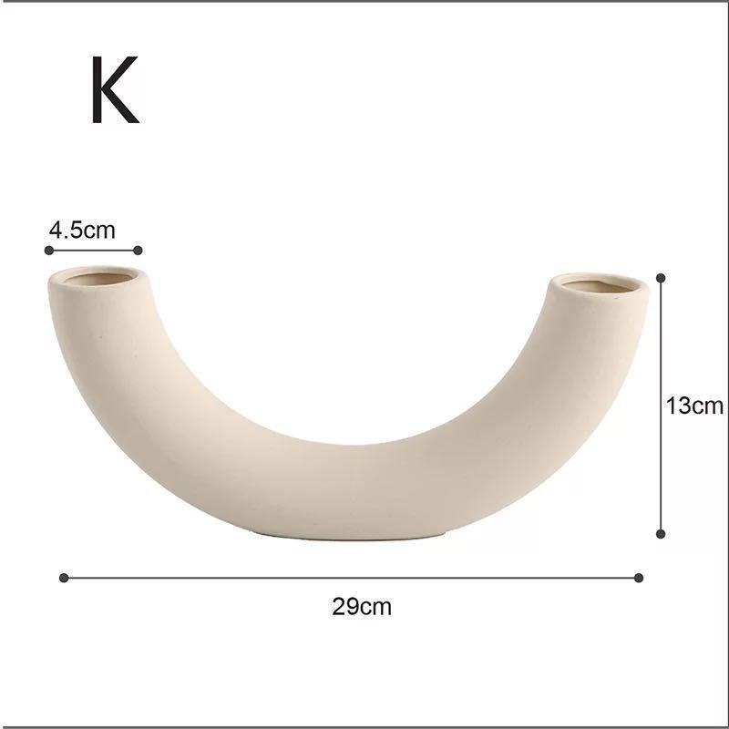 Creative ceramic vase home accessories ornaments - Pacisia
