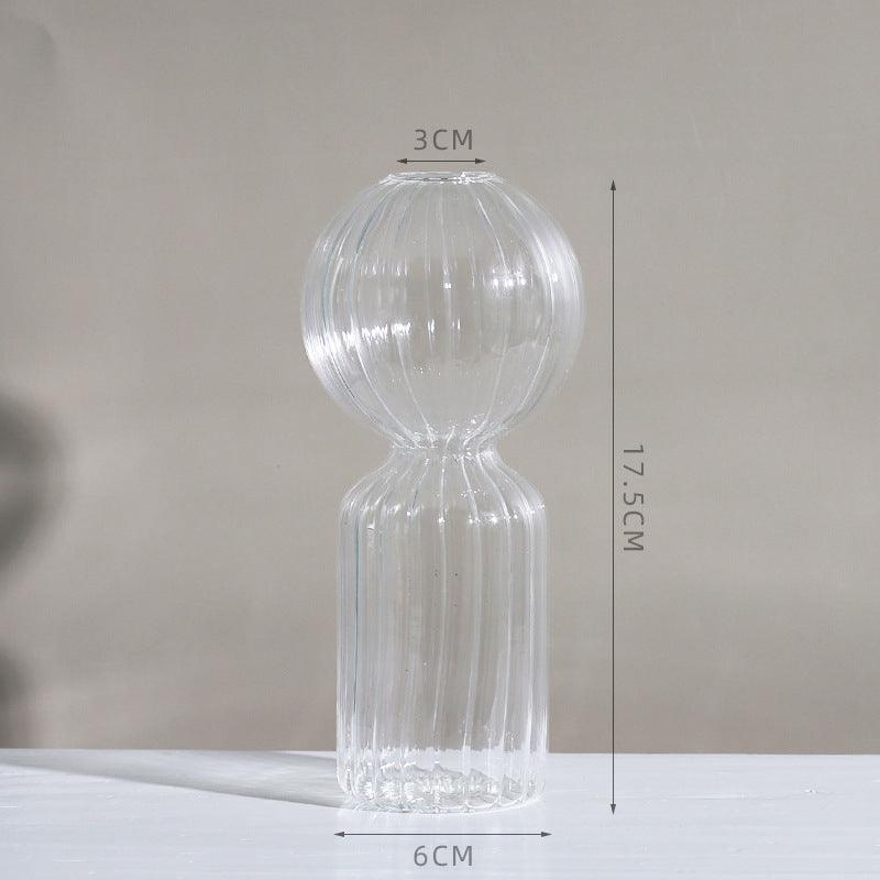 Creative Colorful Transparent Hydroponic Glass Vase Ornaments - Pacisia