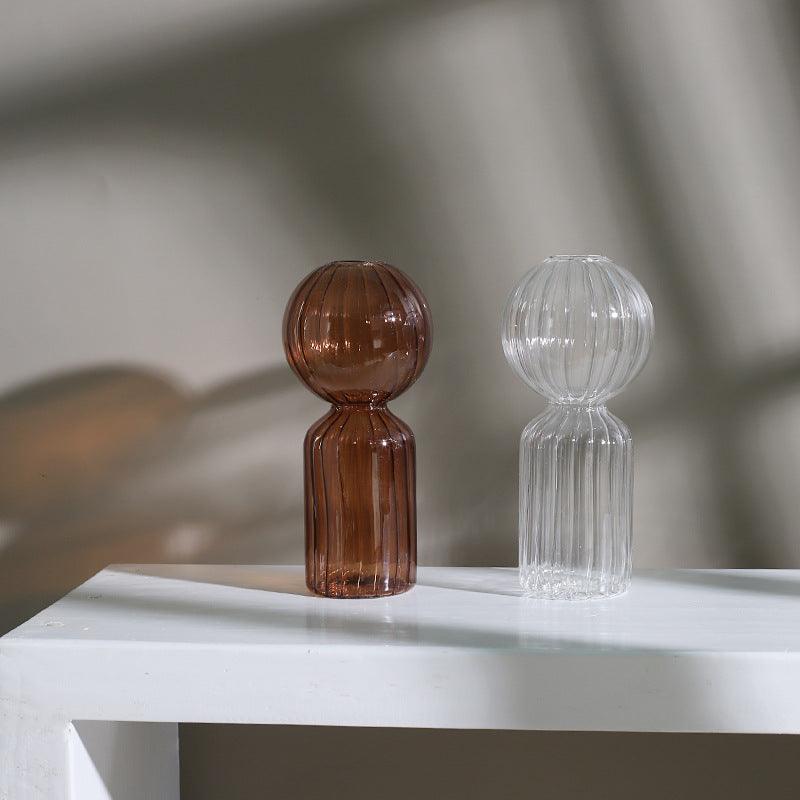 Creative Colorful Transparent Hydroponic Glass Vase Ornaments - Pacisia