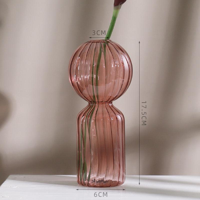 Creative Colorful Transparent Hydroponic Glass Vase Ornaments - Pacisia