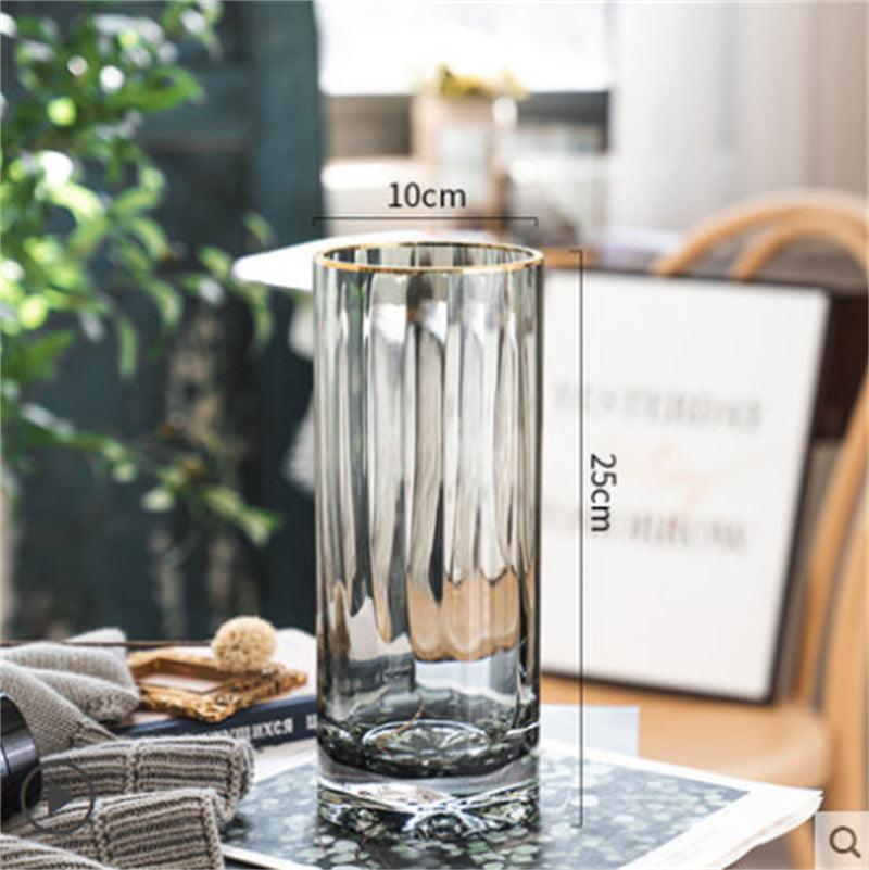 Creative Minimalist Transparent Glass Vase Ornaments - Pacisia