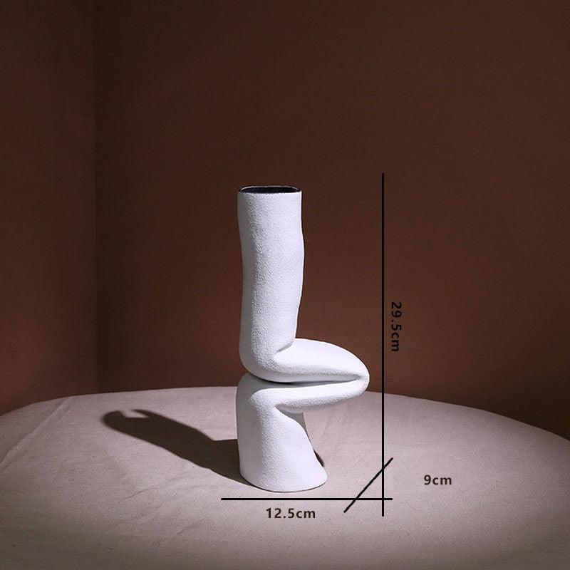 Creative Modern Special-shaped Ceramic Vase Decoration - Pacisia