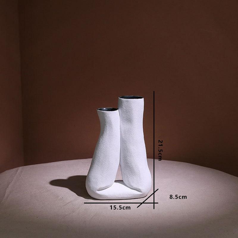 Creative Modern Special-shaped Ceramic Vase Decoration - Pacisia
