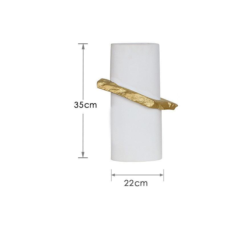 Creative New Chinese Minimalist Ceramic Vase - Pacisia