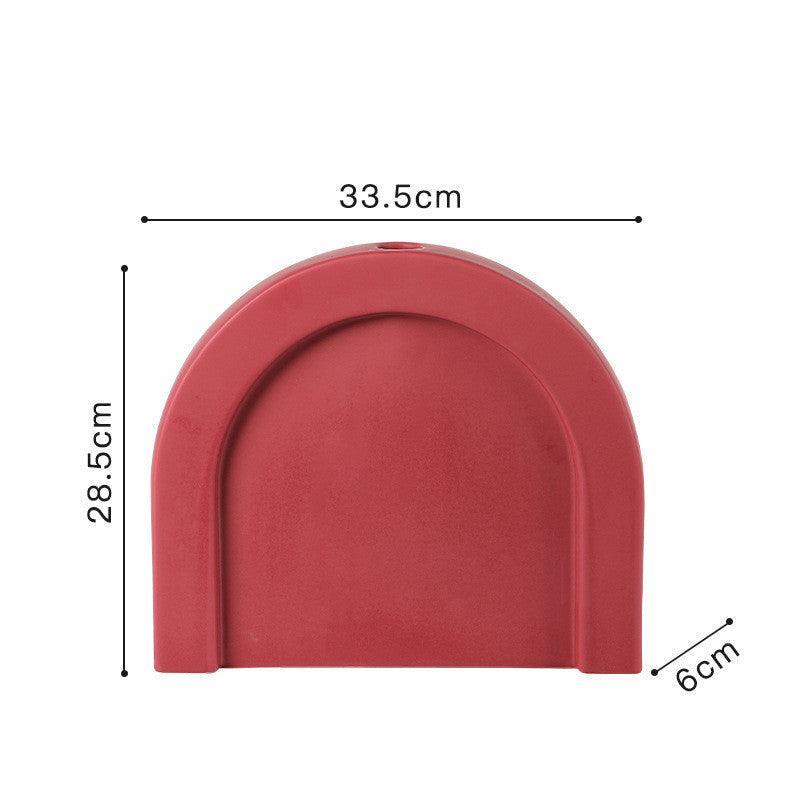 Creative Scandinavian Minimalist Ceramic Colorful Vase Ornaments - Pacisia