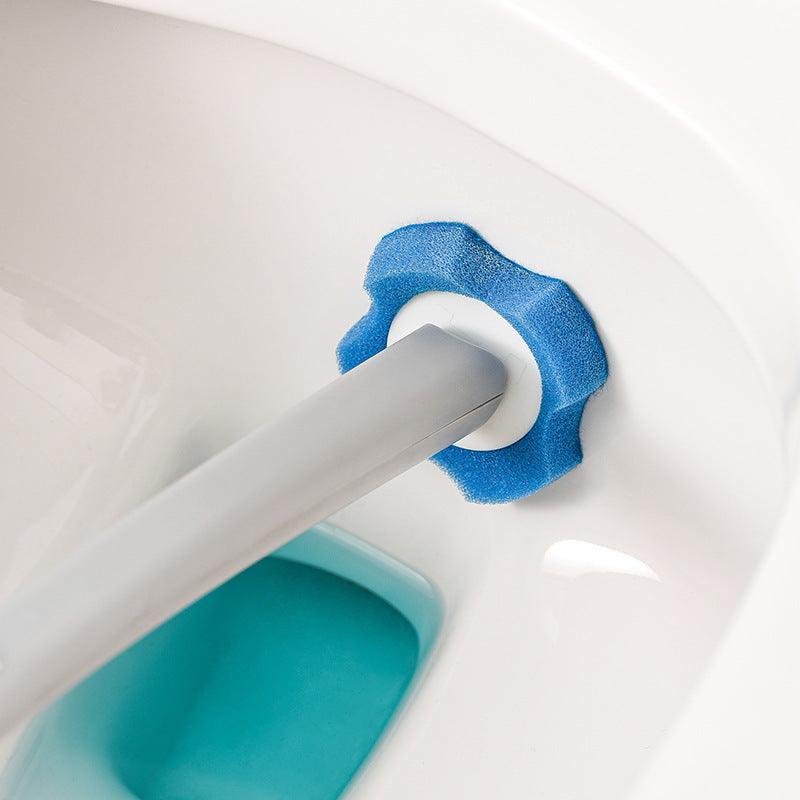 Creative Toilet Brush Disposable Self-contained Cleaning Liquid Long Handle Wall - Pacisia