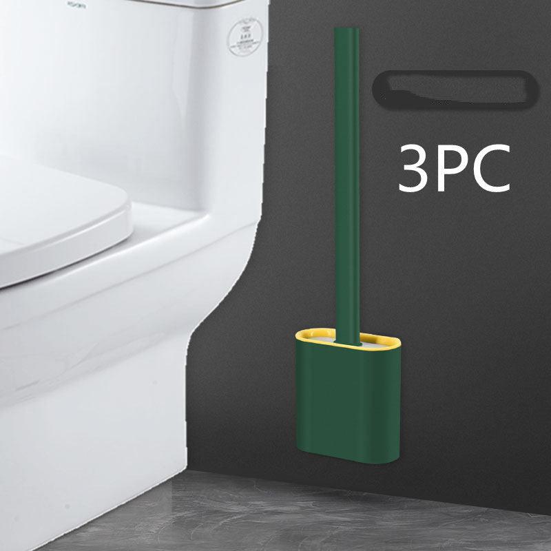 Creative Wall-Mounted Soft Brush With Cover For Toilet Washing - Pacisia