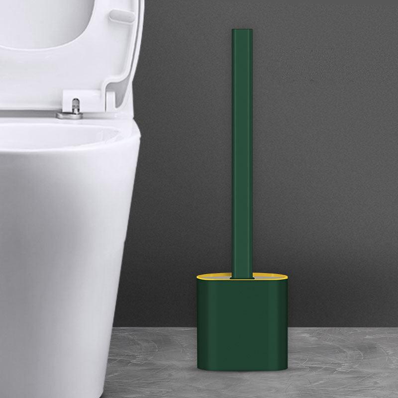 Creative Wall-Mounted Soft Brush With Cover For Toilet Washing - Pacisia