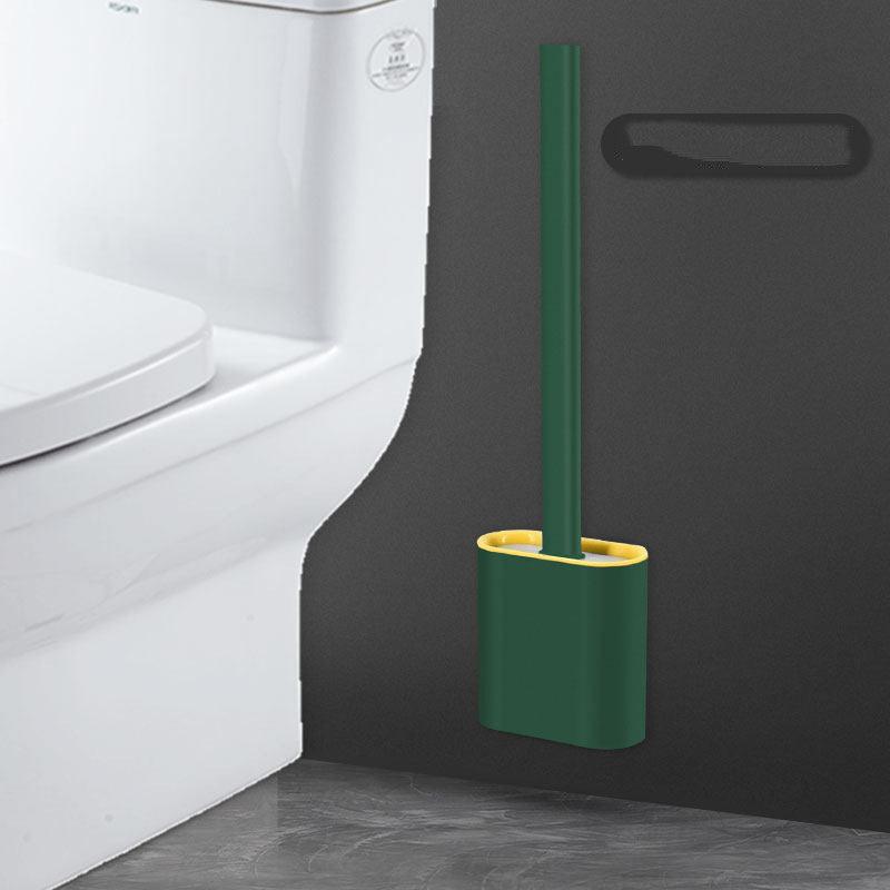Creative Wall-Mounted Soft Brush With Cover For Toilet Washing - Pacisia