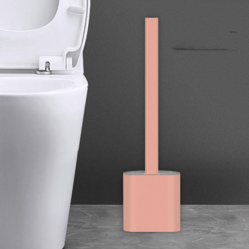 Creative Wall-Mounted Soft Brush With Cover For Toilet Washing - Pacisia
