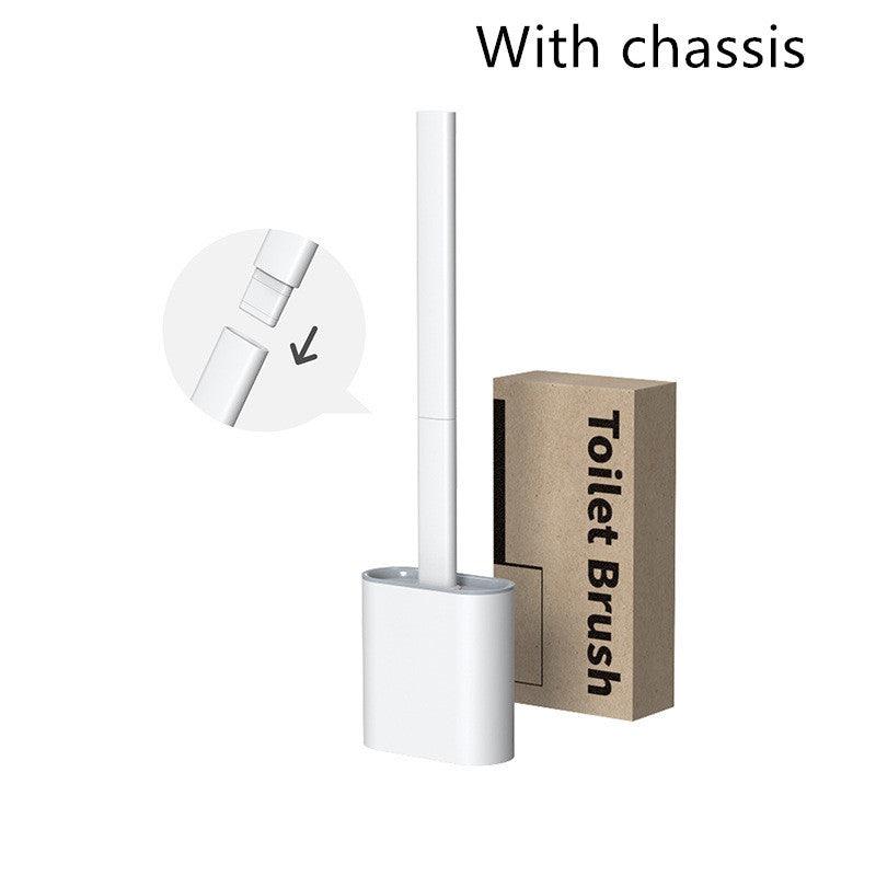 Creative Wall-Mounted Soft Brush With Cover For Toilet Washing - Pacisia