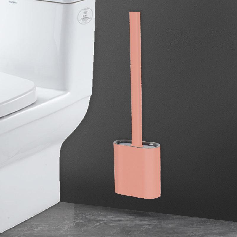 Creative Wall-Mounted Soft Brush With Cover For Toilet Washing - Pacisia