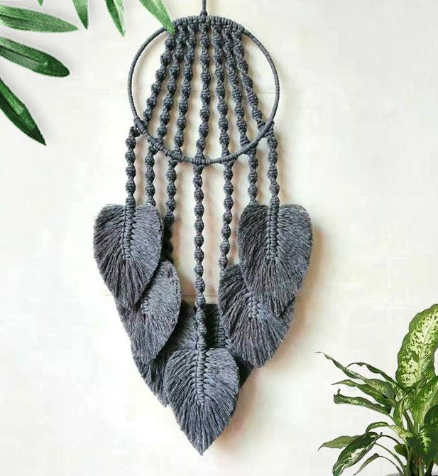 Creative Woven Leaves Tapestry Wall Decor - Pacisia