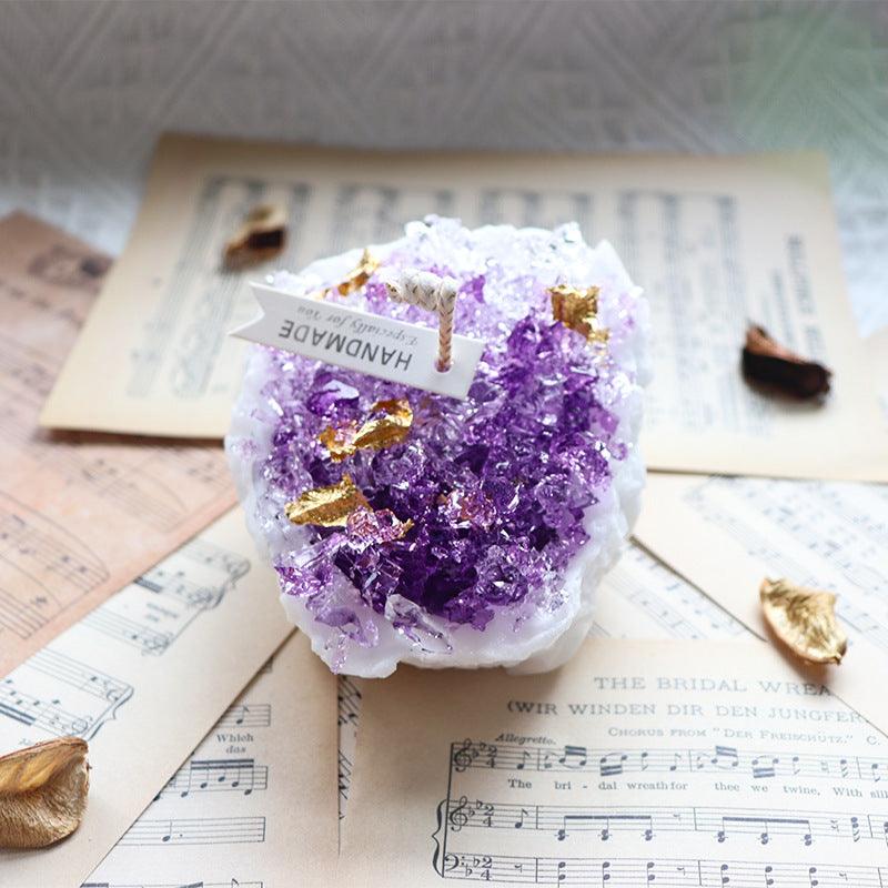 Crystal Cave Fragrant Candle - Aromatic Handcrafted Decor - Pacisia