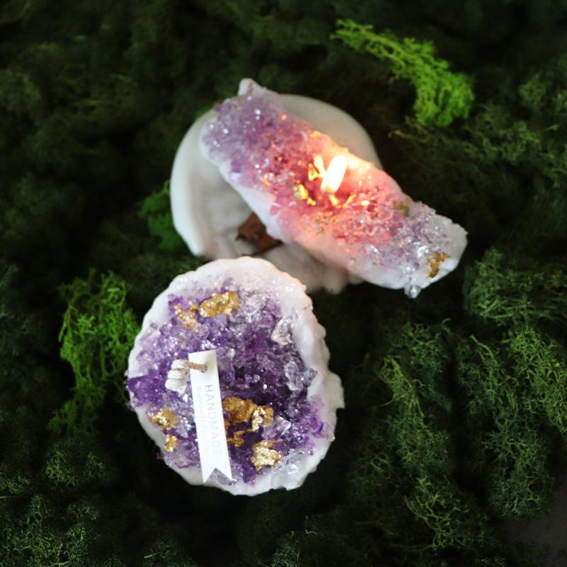 Crystal Cave Fragrant Candle - Aromatic Handcrafted Decor - Pacisia