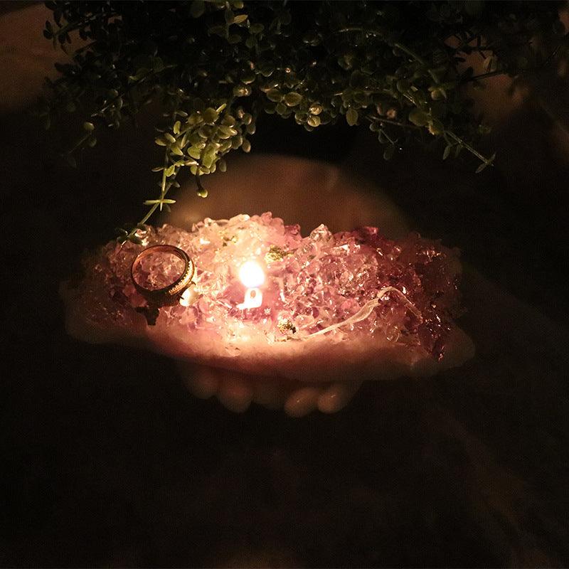 Crystal Cave Fragrant Candle - Aromatic Handcrafted Decor - Pacisia