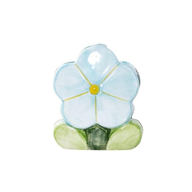 Cute Flowers Ceramic Niche Vase Decoration - Pacisia