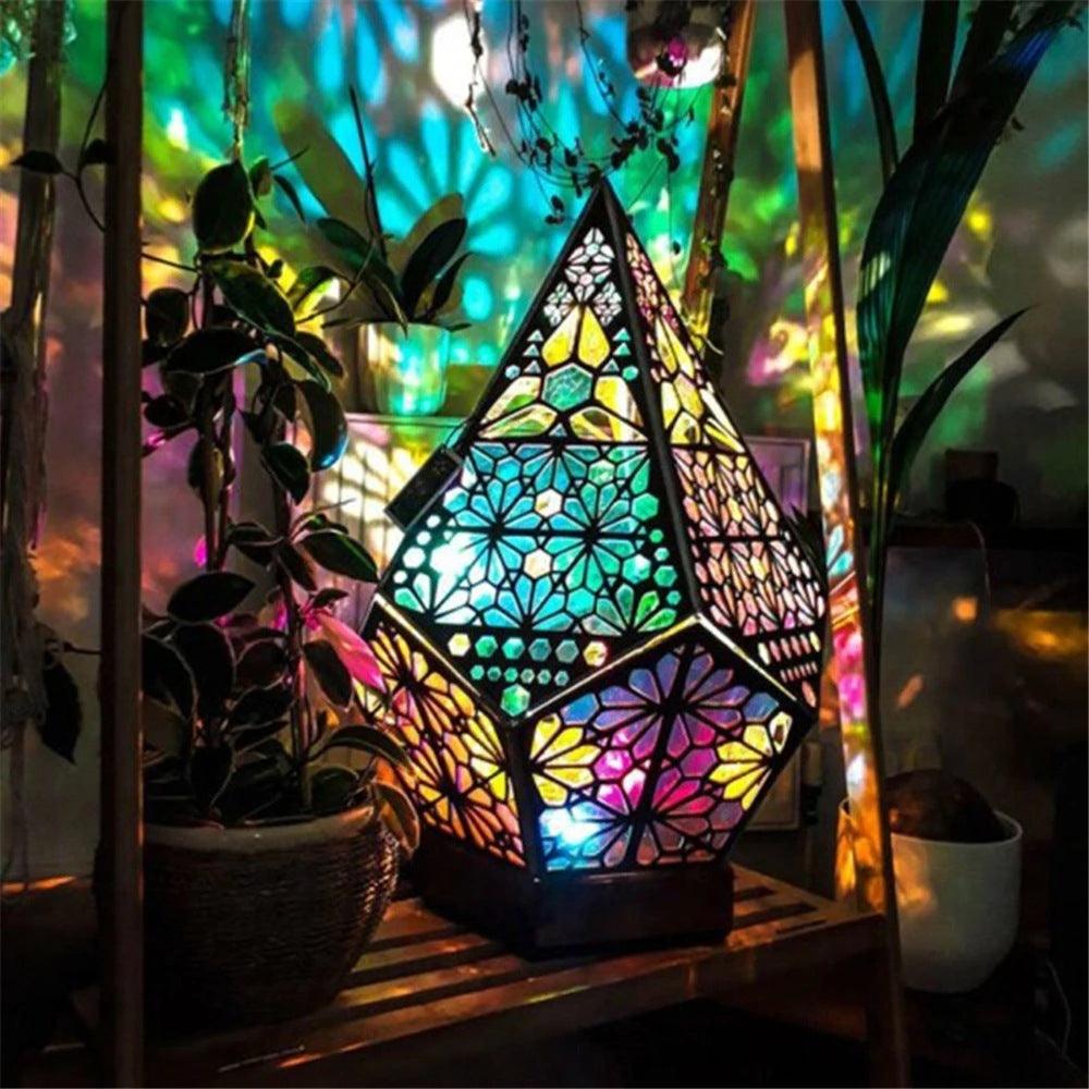 Diamond Lamp Led Projection Bohemian Floor Decorative Lamp - Pacisia