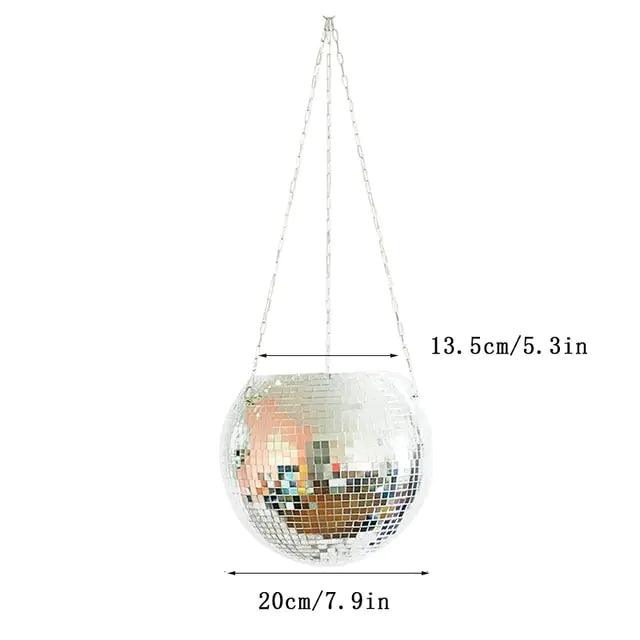 Disco Ball Flower Hanging Vase - Pacisia